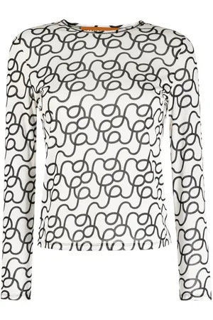 REJINA PYO Graphic-print long-sleeve top