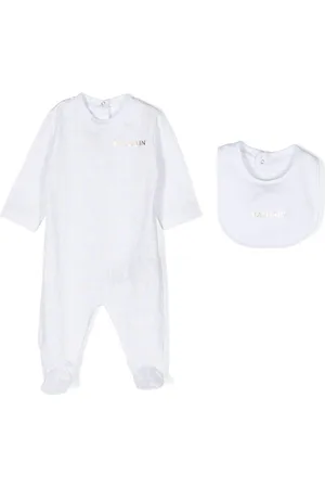 Balmain Cotton babygrow set (set of two)