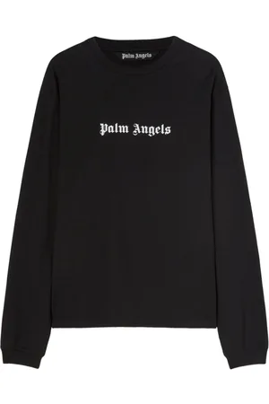 Palm Angels Embroidered-logo long-sleeve T-shirt