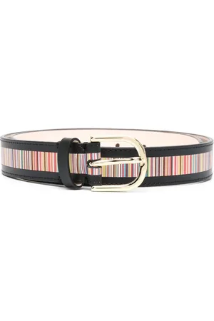 Paul Smith Striped leather belt