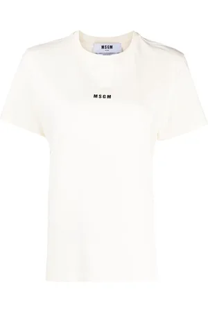 Msgm Logo-print cotton T-shirt