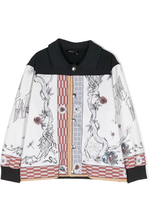 MONNALISA Graphic-print bomber jacket