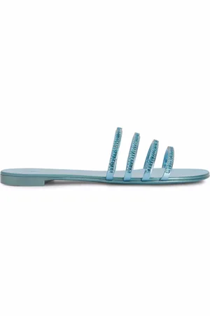 Giuseppe Zanotti Iride crystal-embellished slides
