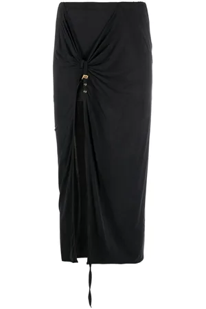 Jacquemus La jupe pareo Croissant midi skirt