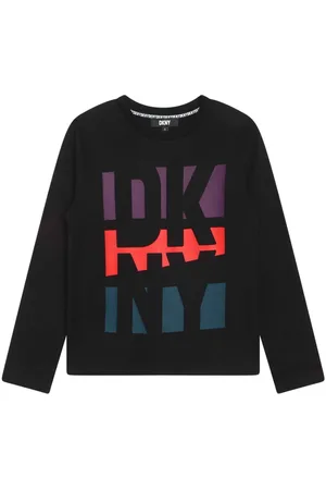 Dkny Kids logo-print organic-cotton T-shirt - Farfetch