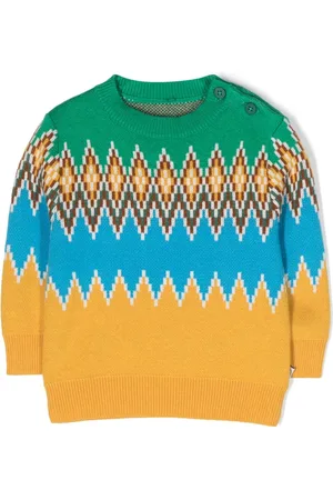 Stella McCartney Fair isle intarsia-knit jumper