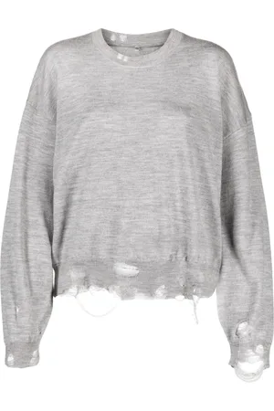 R13 Distressed merino-wool jumper