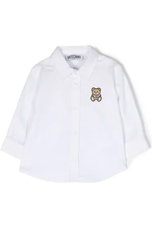 Moschino Teddy Bear-motif cotton shirt