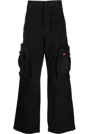 Heron Preston Straight-leg multiple-pocket trousers