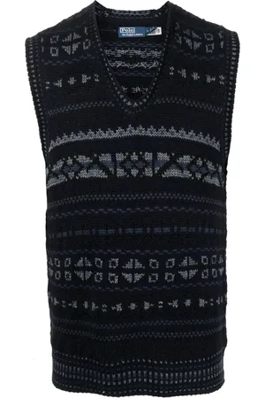 Ralph Lauren Fair Isle intarsia-knit vest