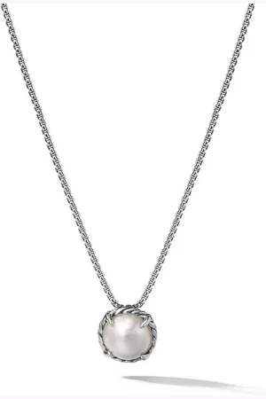David Yurman Sterling Petite Chatelaine pearl necklace (10mm)