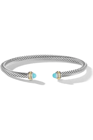 David Yurman 18kt yellow and sterling Classic Cable bracelet (4mm)