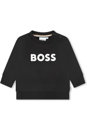 HUGO BOSS Logo-print cotton sweatshirt