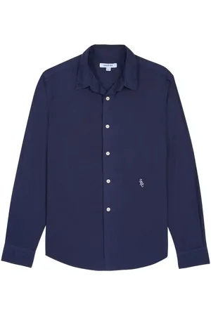 Sporty & Rich Logo-embroidered cotton shirt