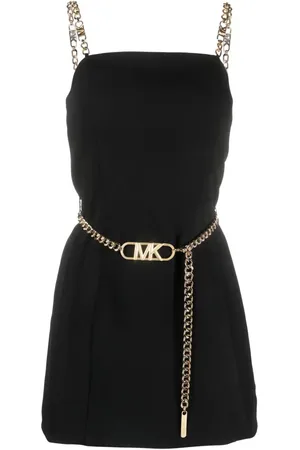 Michael Kors Logo-buckle belt minidress