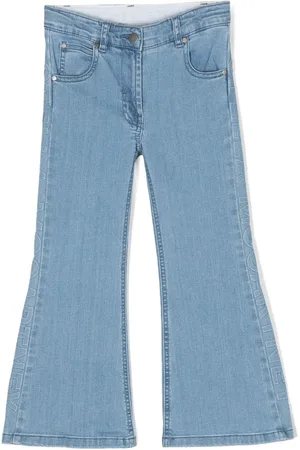 Stella McCartney Logo-debossed cotton jeans