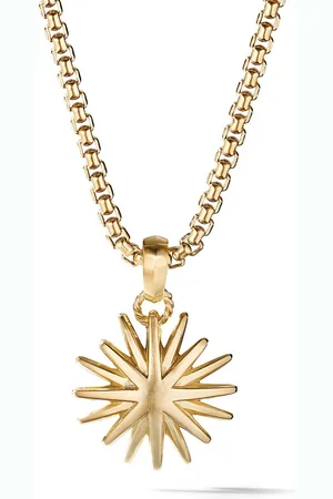 David Yurman 18kt yellow Starburst charm (21.5mm)