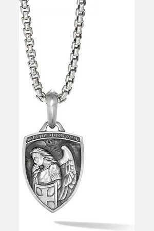 David Yurman Sterling St. Michael amulet (26mm)