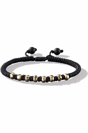 David Yurman 18kt yellow gold Fortune Woven bracelet (5.5mm)