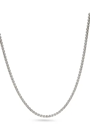 David Yurman 14kt yellow gold and sterling Box Chain necklace (1.7mm)