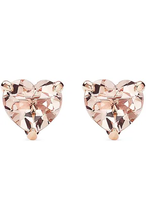 David Yurman 18kt rose gold Chatelaine Heart stud earrings (8mm)