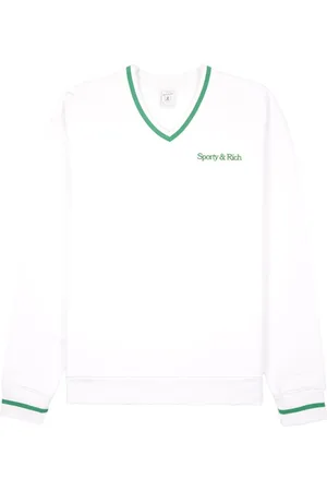 Sporty & Rich Logo-embroidered cotton sweartshirt