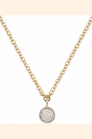 Monica Vinader Fiji tiny button drop necklace