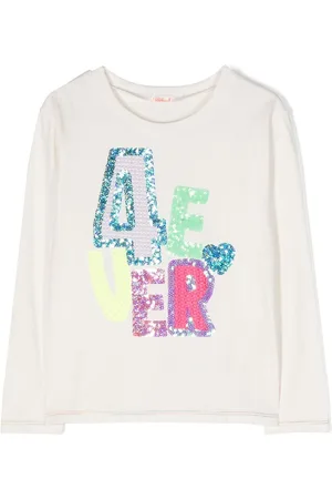 Billieblush Sequin-embellished cotton sweatshirt