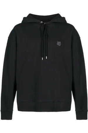 Maison Kitsuné Fox-motif cotton hoodie