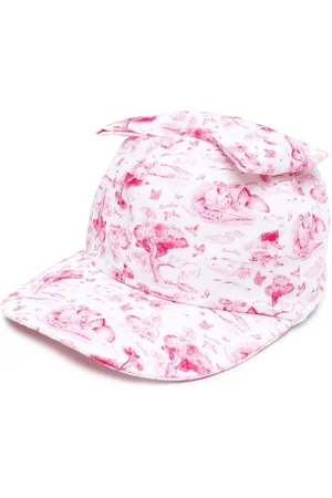 MONNALISA Porcelain-print bow cap