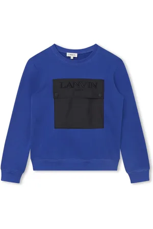 Lanvin Logo-embroidered cotton sweatshirt