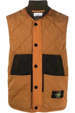 Stone Island Compass-patch quilted gilet