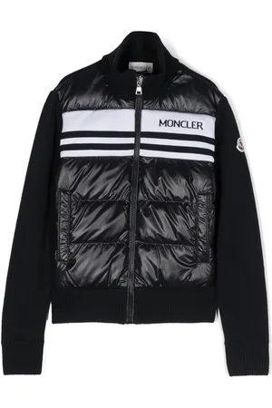 Moncler Logo-intarsia padded jacket