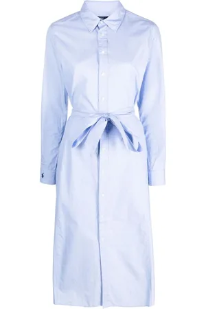 Ralph Lauren Belted cotton poplin shirtdress