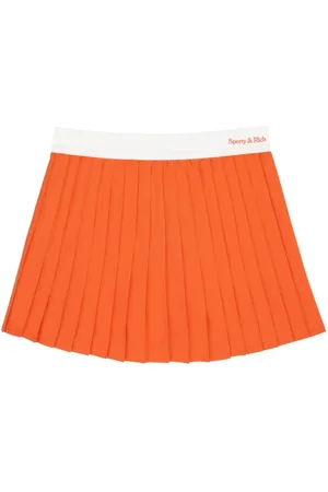 Sporty & Rich New Serif pleated skirt