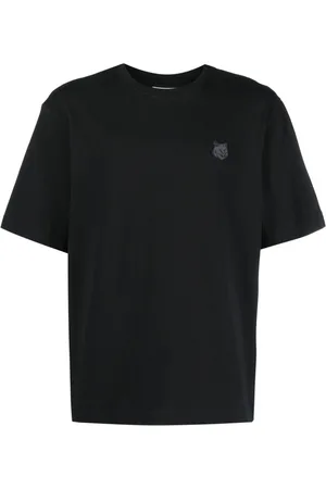 Maison Kitsuné Fox-patch cotton T-shirt