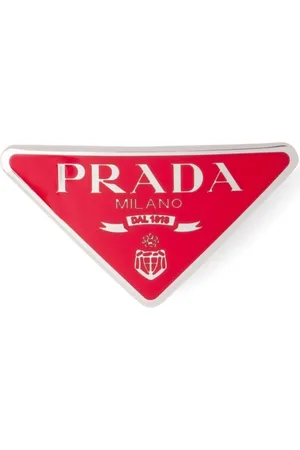 Prada Logo-plaque hair clip