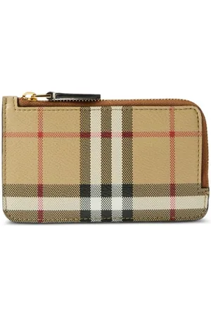 Burberry Vintage-Check print zipped wallet