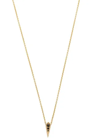 Lizzie Mandler 14kt yellow Kite diamond necklace