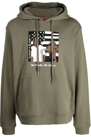 MOSTLY HEARD RARELY SEEN Graphic-print cotton hoodie