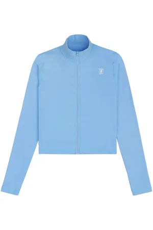 Sporty & Rich Runner logo-print track jacket