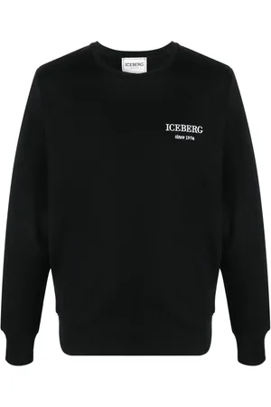 Iceberg Logo-embroidered cotton sweatshirt