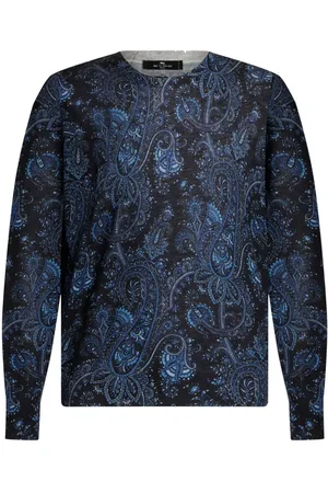 Etro Paisley-pattern crew-neck jumper