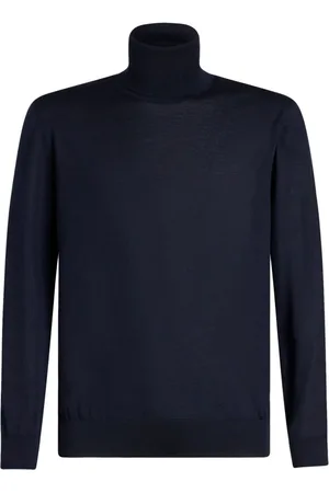 Etro Pegaso-embroidered high-neck jumper