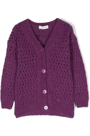 MONNALISA Open-knit cardigan