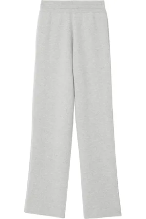 Burberry Noemi Tb-monogram Silk Pajama Pants