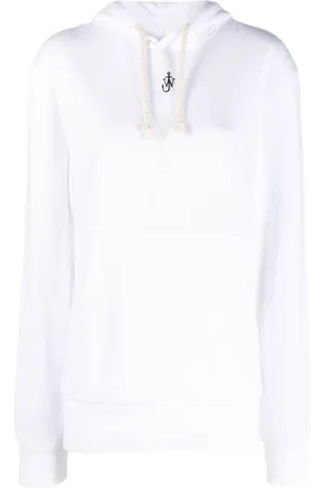 J.W.Anderson Logo-embroidered cotton blend hoodie
