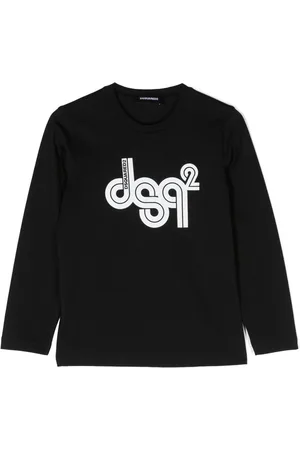 Dsquared2 Kids logo-print long-sleeve T-shirt - White