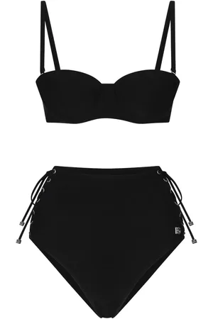 Dolce & Gabbana Logo-lettering bikini set