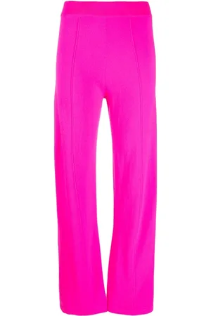 Chinti & Parker Fine-knit wide-leg track pants